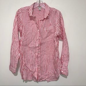 L.L.Bean Linen Oxford Button Down, Small